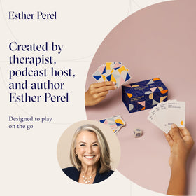 ESTHER PEREL Where Should We Begin? prompt cards spark meaningful talks