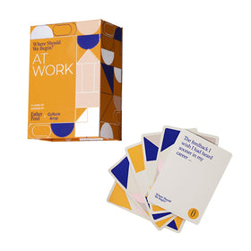 ESTHER PEREL work conversation cards on table to spark meaningful dialogue