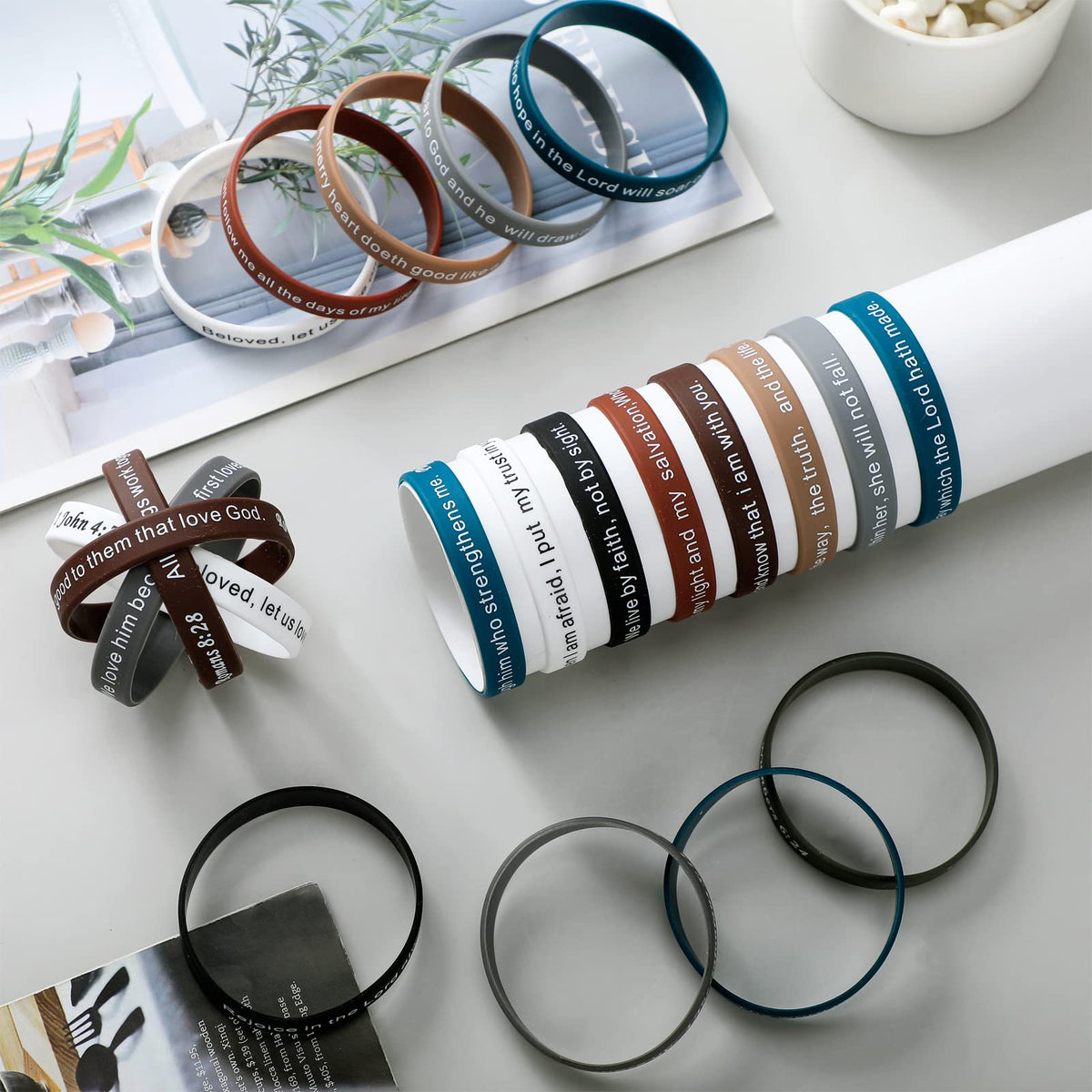 Estune bracelets suit birthdays, Christmas, Easter, and church events