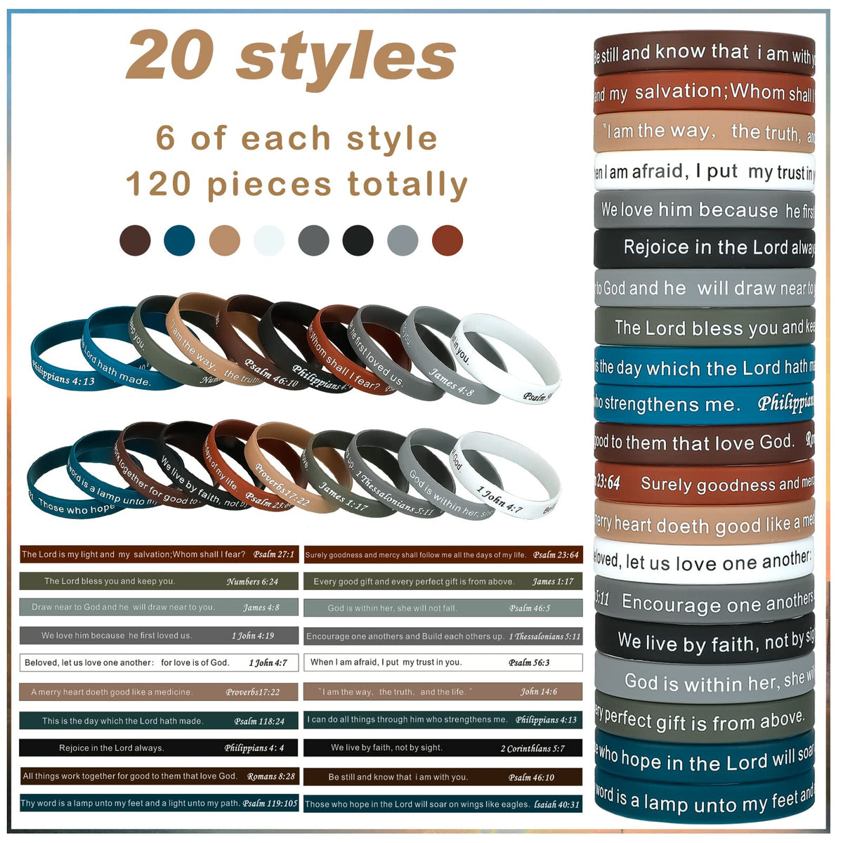 Estune bracelets display positive words, perfect for gifting and encouragement