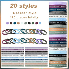 Estune Unisex Silicone Bracelets comfortable daily wear for everyone.