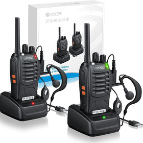 eSynic walkie talkies front view for compact team communication on the move