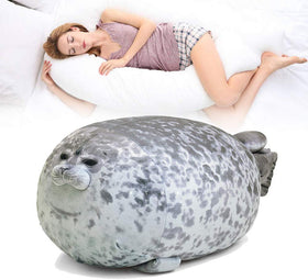 ETAOLINE Seal Plush with beady eyes and detailed fur for realism