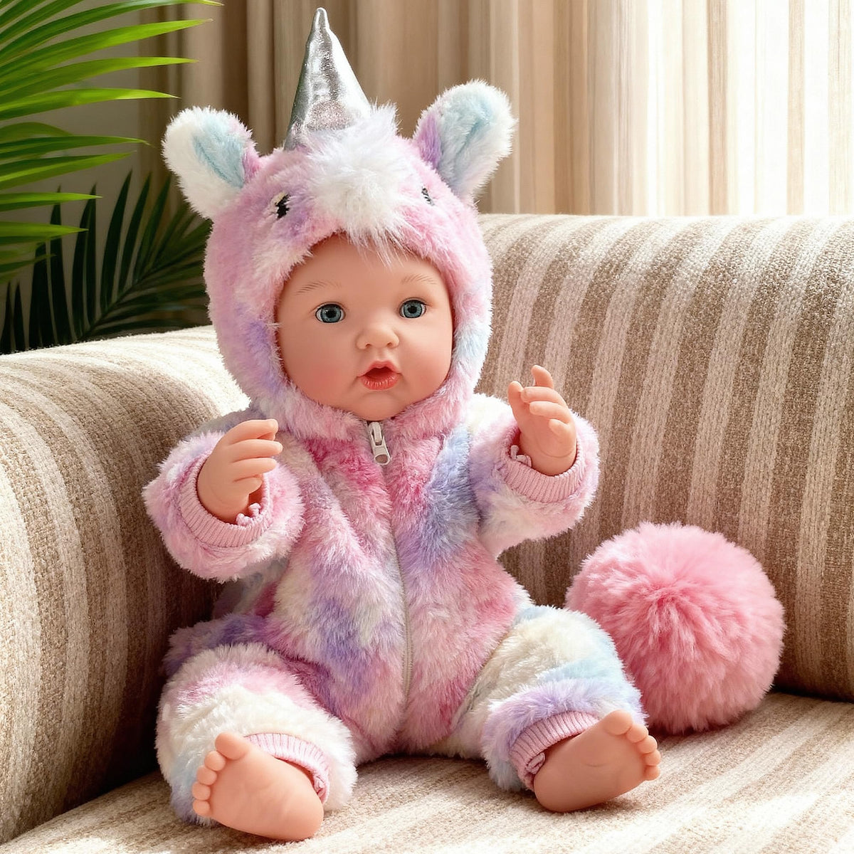 Eterfun 17-inch doll with a realistic face for lifelike pretend play