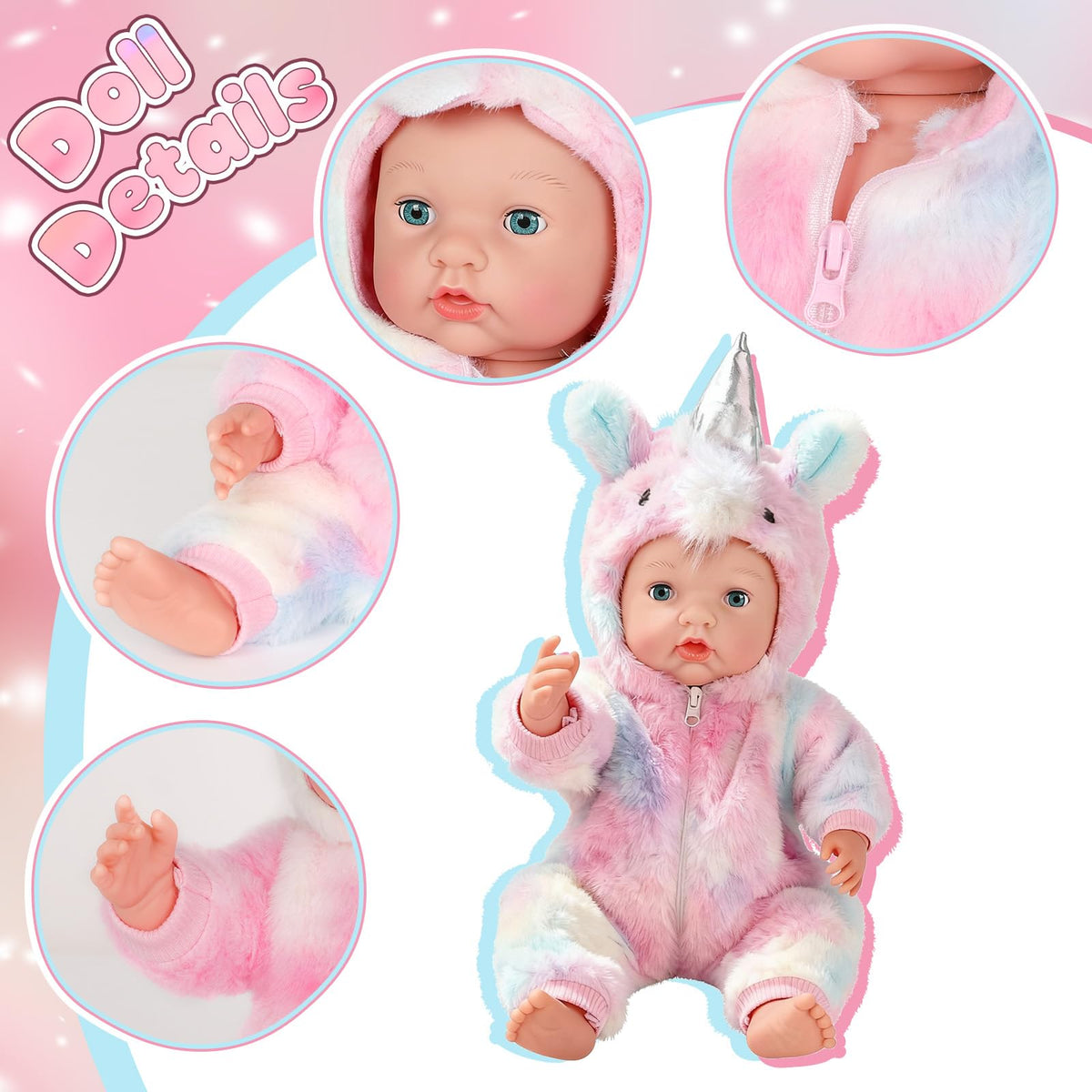 Eterfun doll eyelashes and natural look for cozy cuddle time