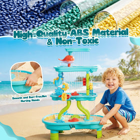 Eterfun drain plug enables quick cleanup after water and sand play.