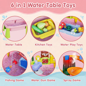 Eterfun magnetic fishing game with floating fish supports hand-eye coordination.