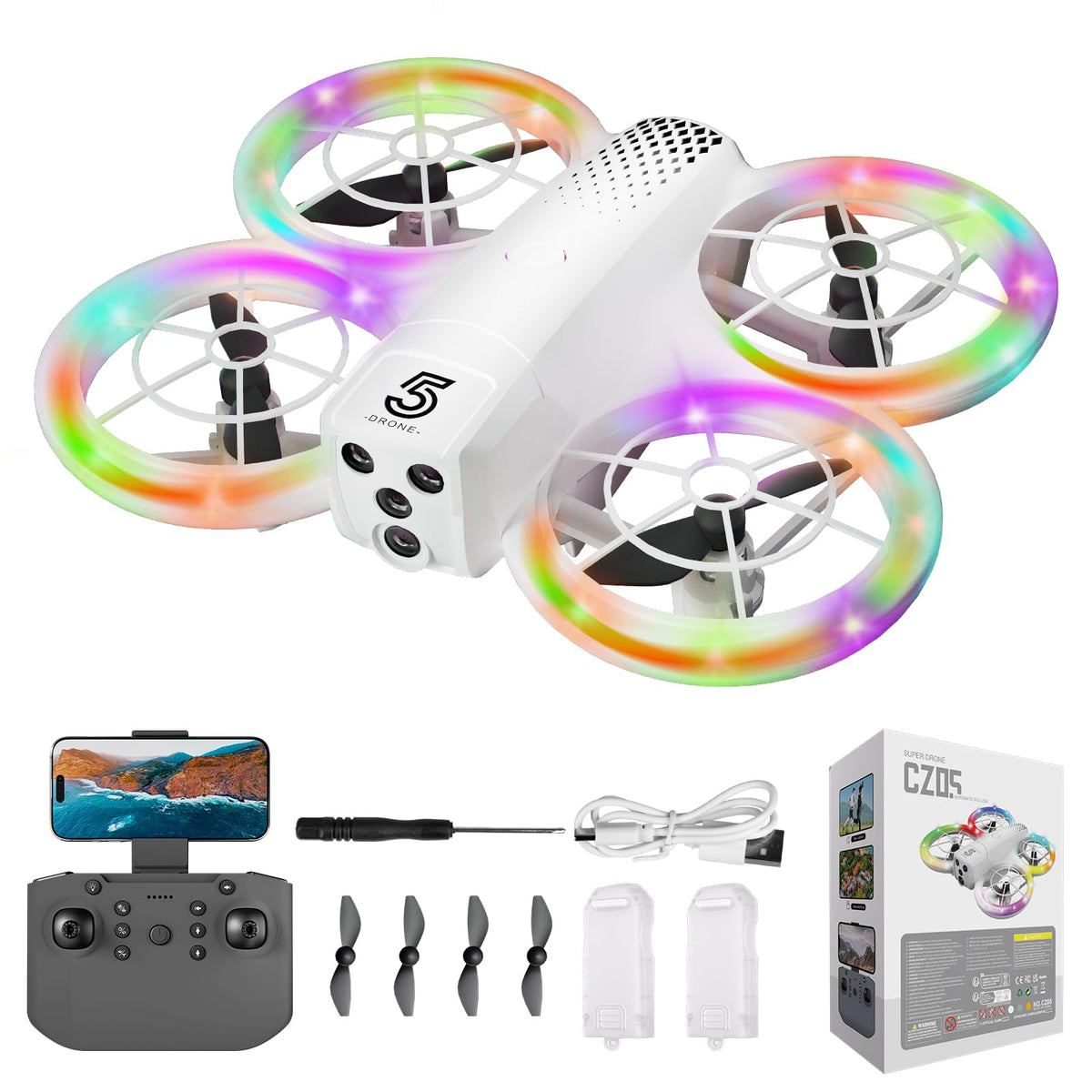 Eterfun mini drone camera-1080hd captures crisp aerial moments for beginners.