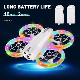 Eterfun mini drone-dual-battery doubles playtime up to 16 minutes.