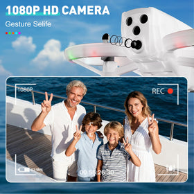 Eterfun mini drone-led-lighting enhances night flights with vivid visuals.