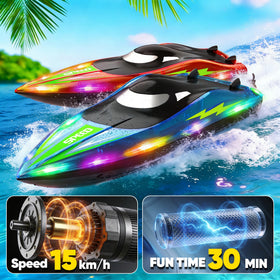 Eterfun RC boat waterproof hatch protects internal components.