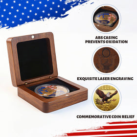 Etomiel coin diameter 1.57 inches suitable for desks and display shelves.