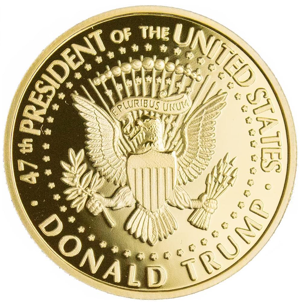 eTradewinds 24k-gold-plated-coin emphasizes fine detailing and commemorative appeal