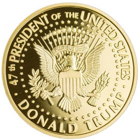 eTradewinds 24k-gold-plated-coin emphasizes fine detailing and commemorative appeal
