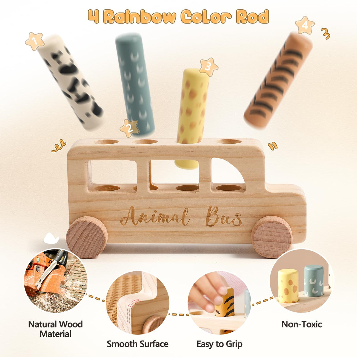Etucdose spring mechanism toy with gentle bounce action