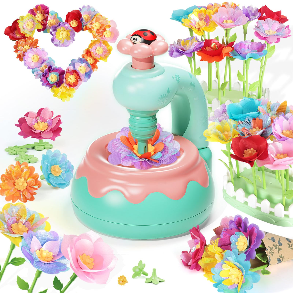Euclidean Cube Flower Bouquet Kit machine for creative flower crafting sessions