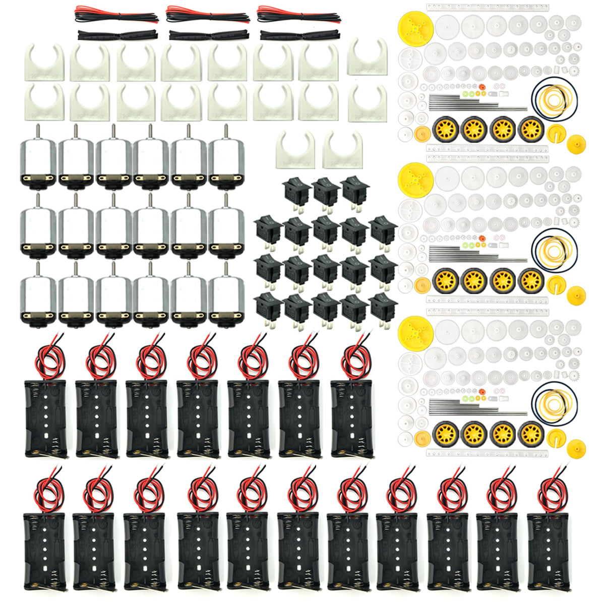EUDAX 18-motor kit motor close-up for precise prototyping and fast testing
