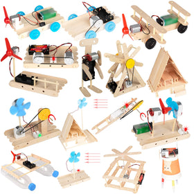 EUDAX 465pcs motor kit overview showing components for hands-on STEM learning