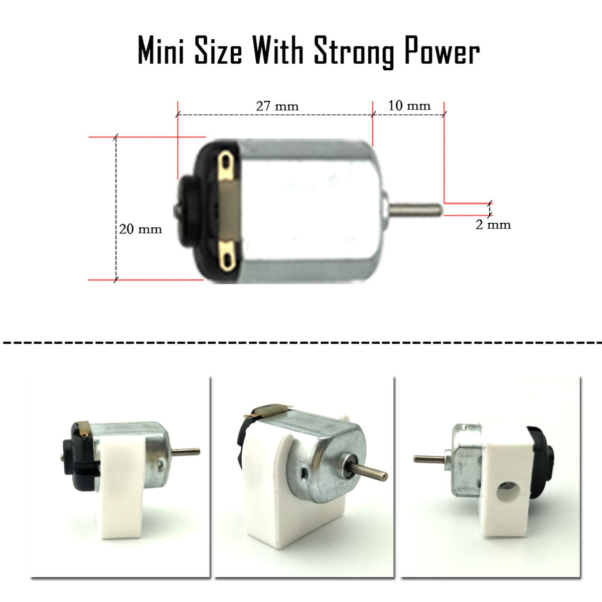 EUDAX 27mm motor diameter for compact design
