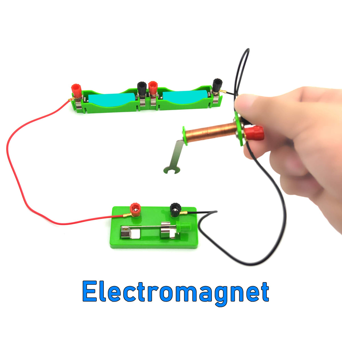 EUDAX double LED board highlighting visual indicators for experiments