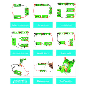 EUDAX hand crank generator model demonstrating manual energy conversion
