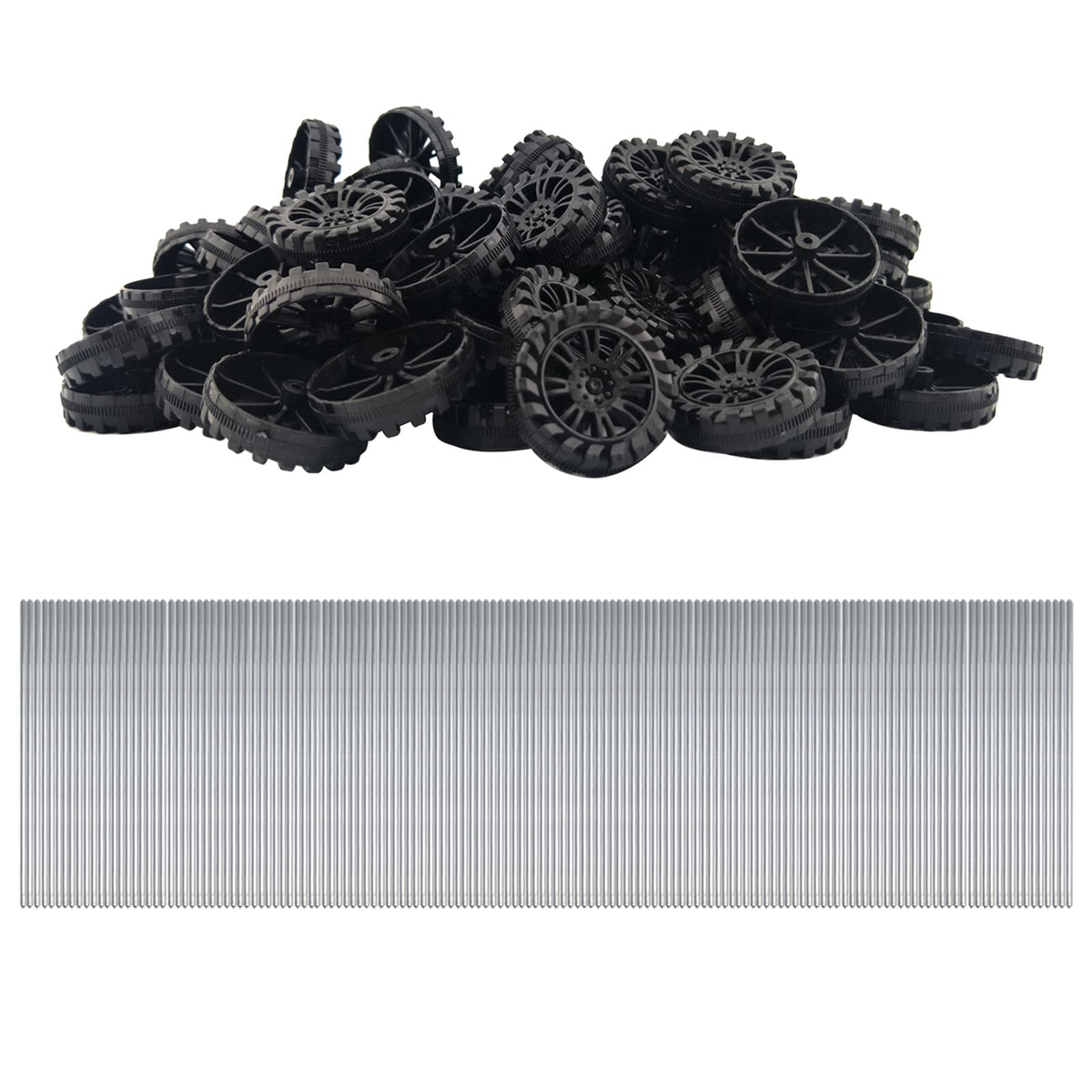 EUDAX toy wheel 30x8mm suited for 2mm shafts in DIY RC models