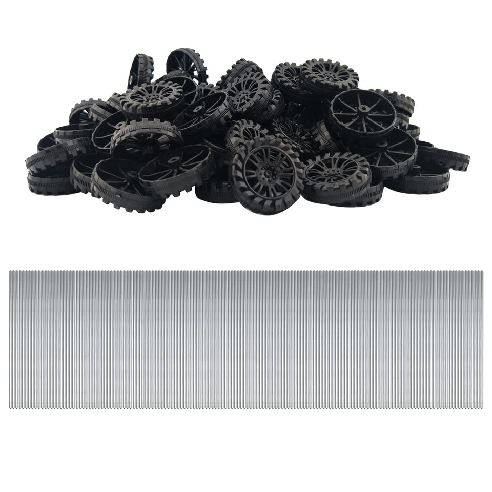 EUDAX toy wheel 30x8mm suited for 2mm shafts in DIY RC models