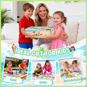EULRGAUS ice cream and dessert molds for pretend treats on the beach