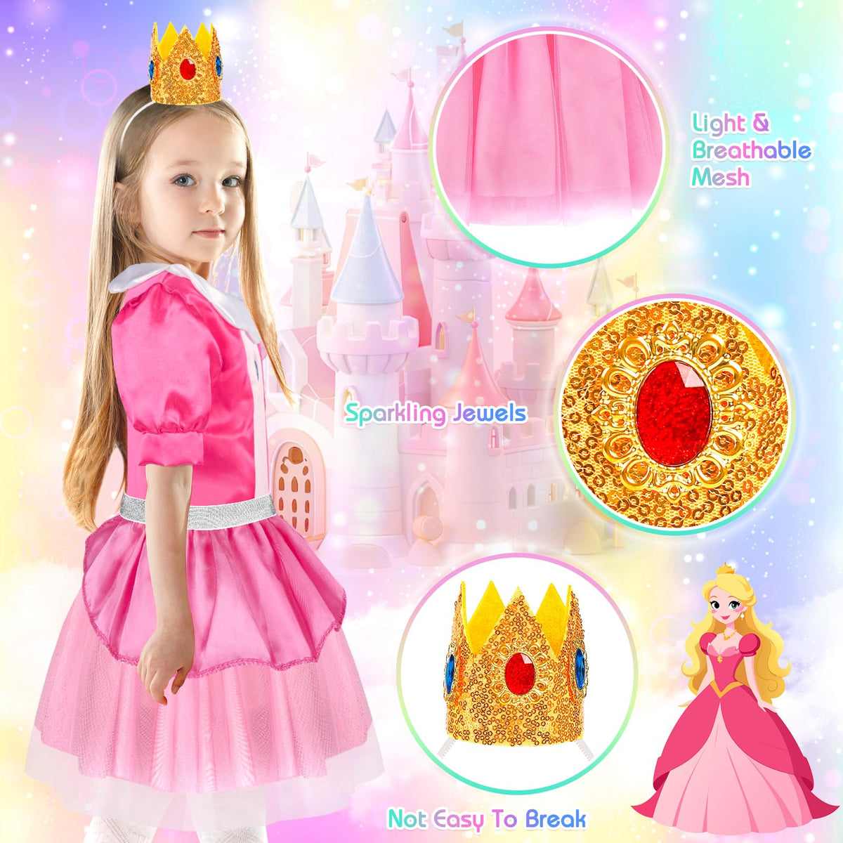 EULRGAUS kid-friendly costumes with gentle fabrics for safe creative sessions.