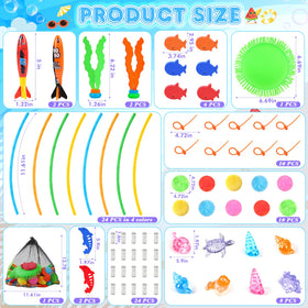 EULRGAUS mesh storage bag keeps toys organized after swimming.