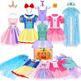 EULRGAUS princess dress top in soft fabric for comfy pretend play.