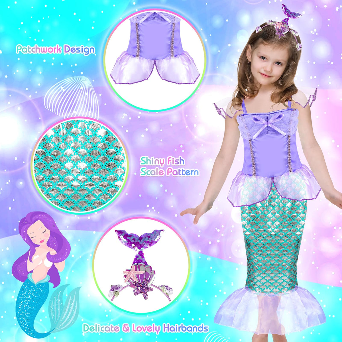 EULRGAUS princess dress-up in action promotes imaginative play and storytelling.