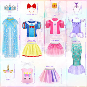 EULRGAUS princess dress and toy display ideal for gift-ready presentation.