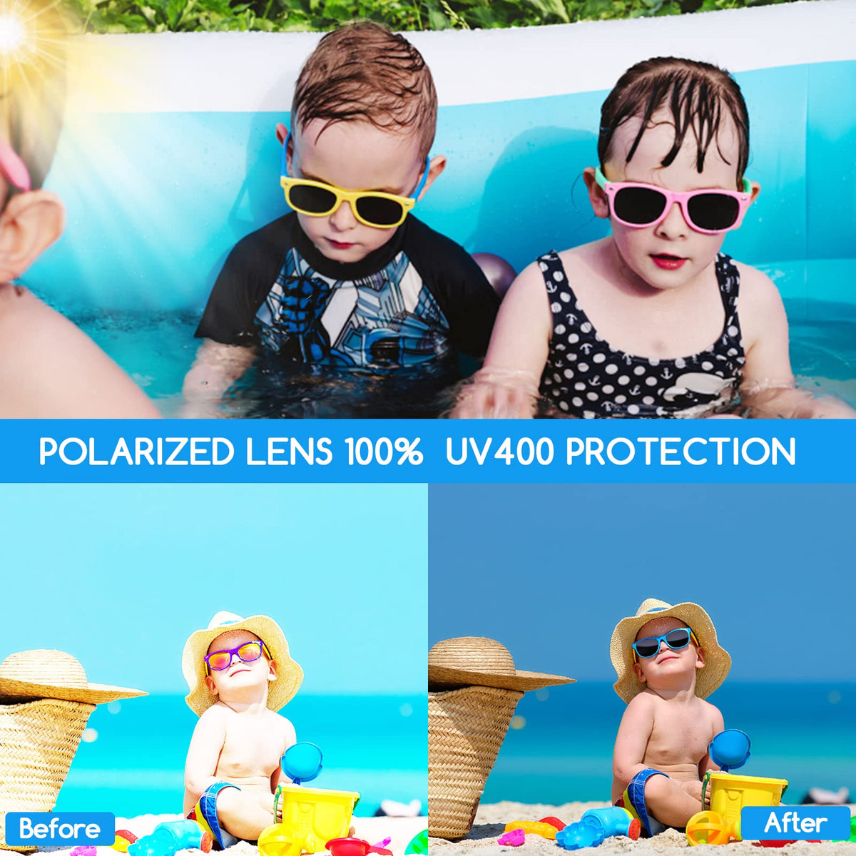 Eunhdet sunglasses with non-slip nose pads for secure wear