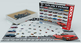 EuroGraphics Ford Mustang Evolution finished puzzle presents a striking display ready for framing.