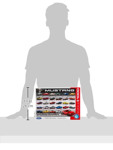 EuroGraphics Ford Mustang Evolution during assembly shows high-quality interlocking pieces.