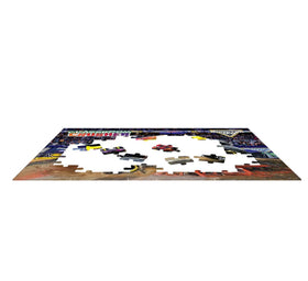 Puzzle crafted on premium blueboard with linen finish for glare-free viewing