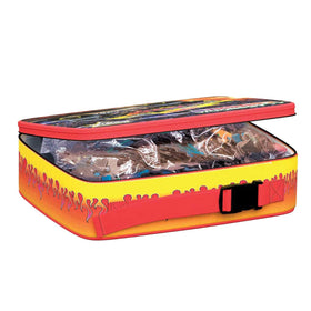 Finished Monster Jam Classroom Crasher puzzle measuring 19x13 inches