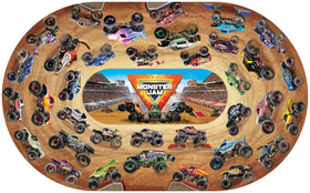 EuroGraphics Monster Jam Giant Floor Puzzle with Max-D promotes focus and collaborative play.
