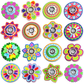 EUXAYCZQ 50-pack fidget spinner petals in motion for a calming sensory experience