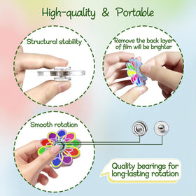 EUXAYCZQ transparent acrylic body highlights smooth rotation and durability