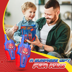 Evassal kids walkie talkies with lanyard hole for easy carry.