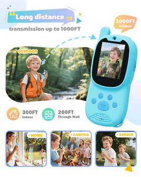 Eveedo blue rechargeable-battery view signals long-lasting play without disposables.