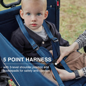 Adjustable push handle for comfortable parent control with EVER ADVANCED