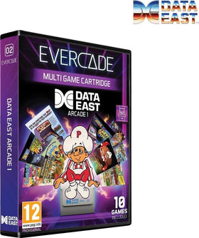 Evercade Blaze Data East game list showcases 10 classics for quick retro access.