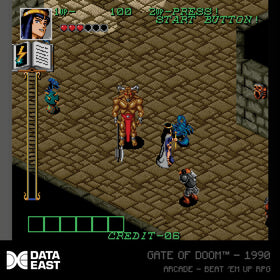 Evercade Blaze Data East packaging artwork communicates a compact retro bundle.
