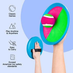 Everich Toy paddle with adjustable hand strap for secure grip.