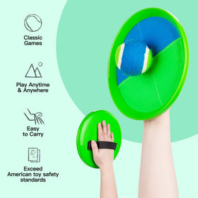 Adjustable hand strap on EVERICH TOY paddle for kids and adults