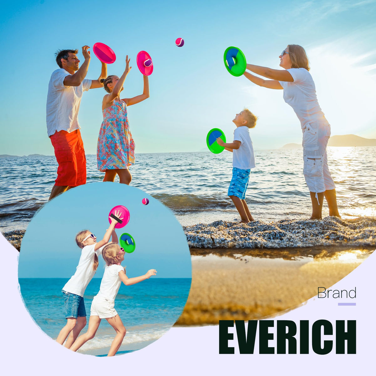 EVERICH TOY adjustable strap enabling comfortable family play for all ages.