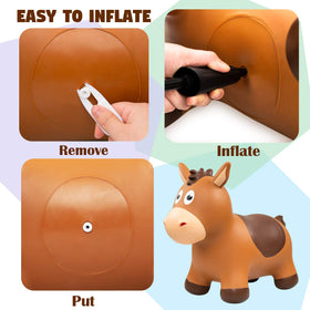 EVERICH TOY black saddle detail enhances riding vibe for kids
